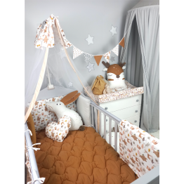 Baby star Σετ προίκας κρεβατιού Forest Friends 3τμχ